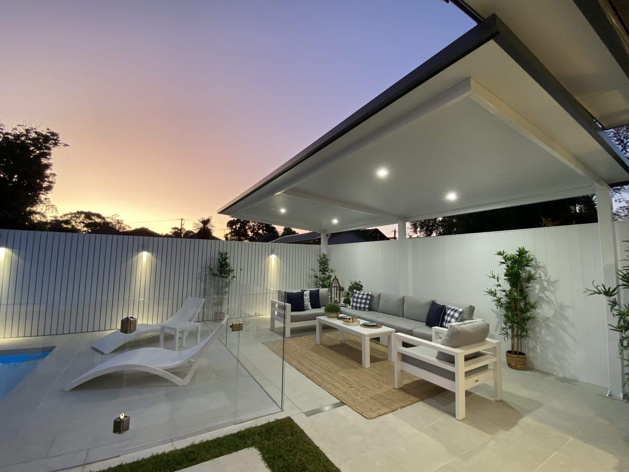 pergola over outdoor area